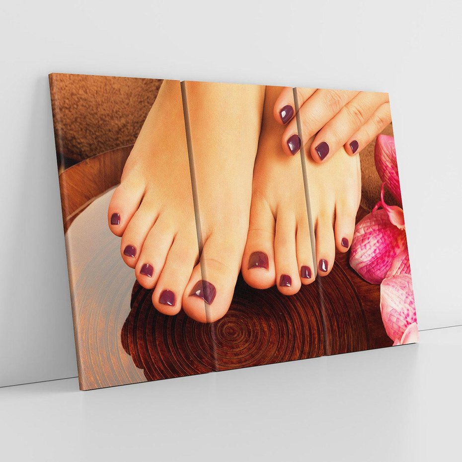 Obraz na płótnie 120x80 - Manicure i Pedicure - manicure, pedicure