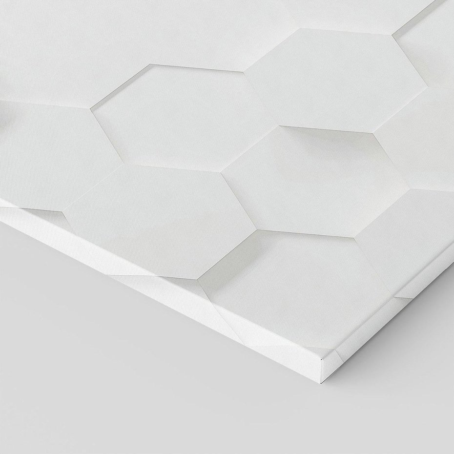 Obraz na płótnie 120x80 - Przestrzenne Zabawy - geometryczne, 3D