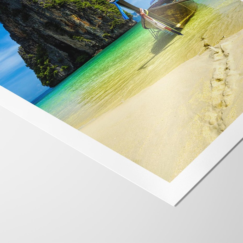 Plakat bez ramy 50x70 - Łódź nad Morzem - łodź, morze