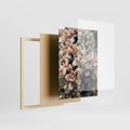 Zestaw obrazy w ramie 50x70 galeria - Rośliny, liście, kaktusy - rama drewno