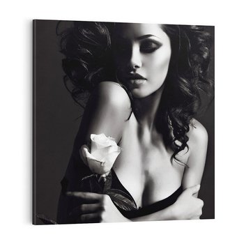 Obraz na płótnie 50x50 - Piękno kobiecego aktu uchwycone - kobieta, akt