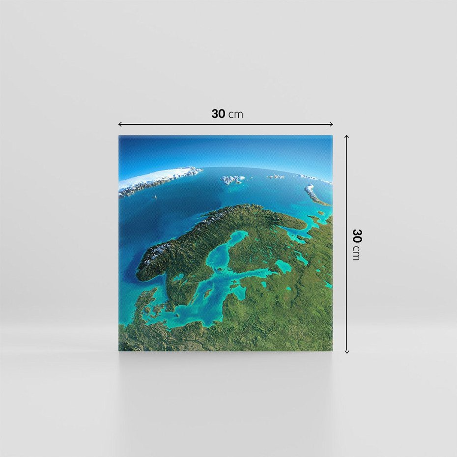 Obraz na płótnie 30x30 - Beztroski widok na ocean - widok, ocean