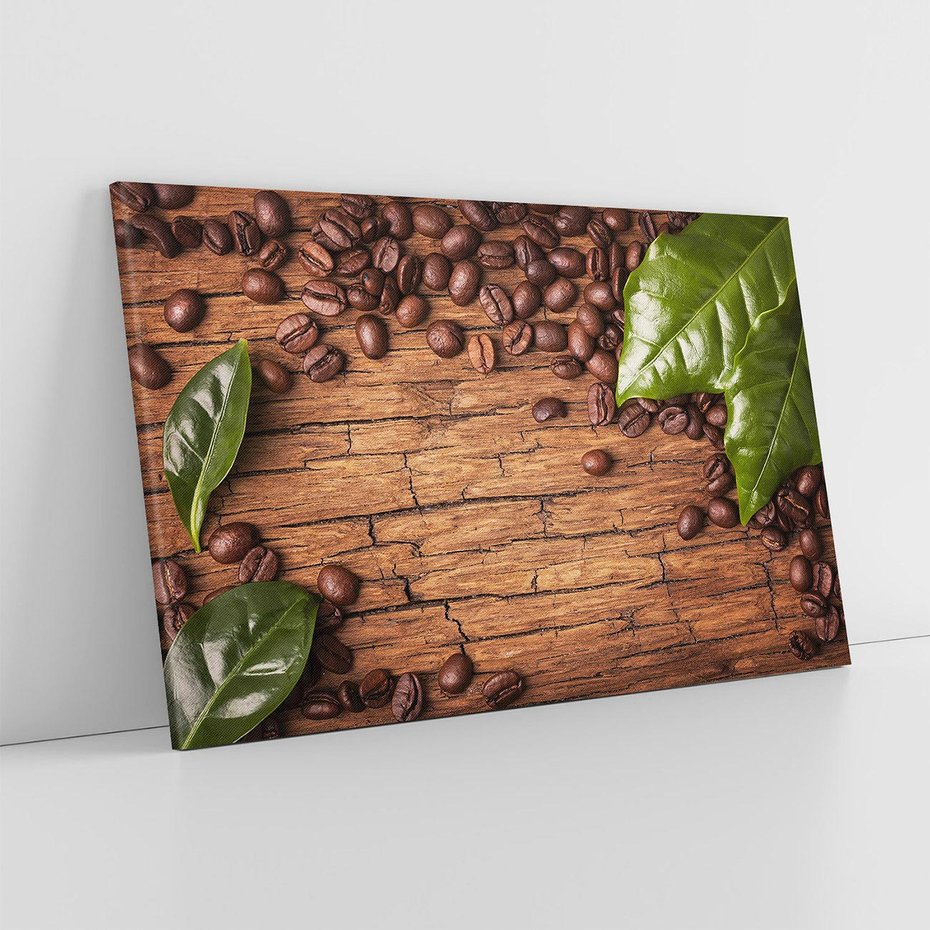 Obraz na płótnie 120x80 - Zmysłowa kawa: aromat i smak - kawa