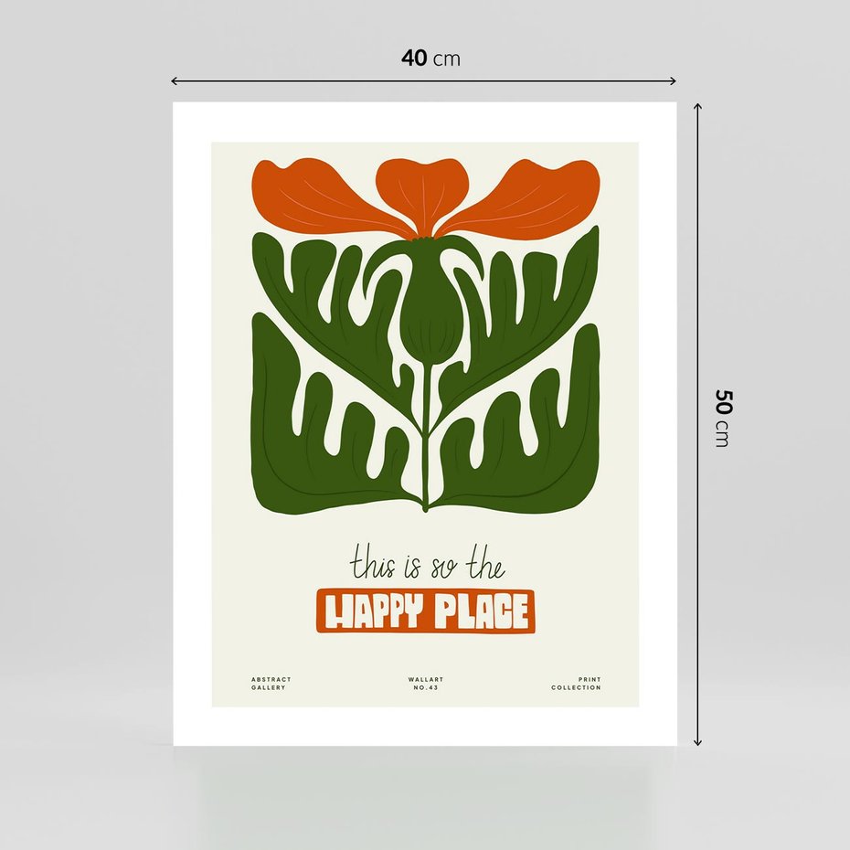 Plakat bez ramy 40x50 - Rozkwitająca Gra - kwiaty, nowoczesny plakat