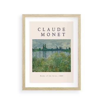Plakat w ramie 40x50 - Claude Monet: Reprodukcja - Claude Monet, reprodukcja plakat - rama drewno