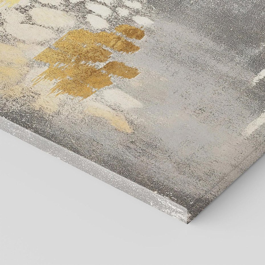 Obraz na płótnie 120x80 - Malowane impresje zmysłów - abstrakcyjne plamy, linie