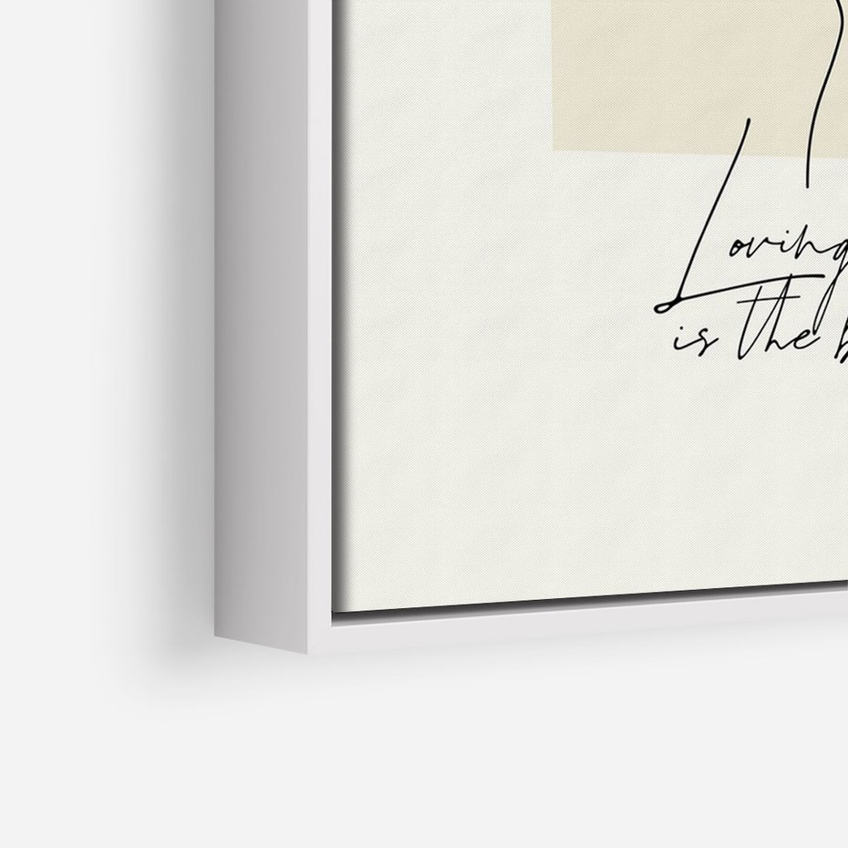 Obraz w ramie 70x100 - Moc to Ona - rysunek, sztuka nowoczesna - rama biała