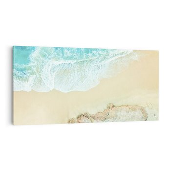 Obraz na płótnie 100x50 - Turkusowe Skrzydła - morze, plaża