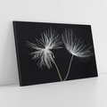 Obraz na płótnie 100x70 - Delikatność Wiatru - dmuchawce, makro