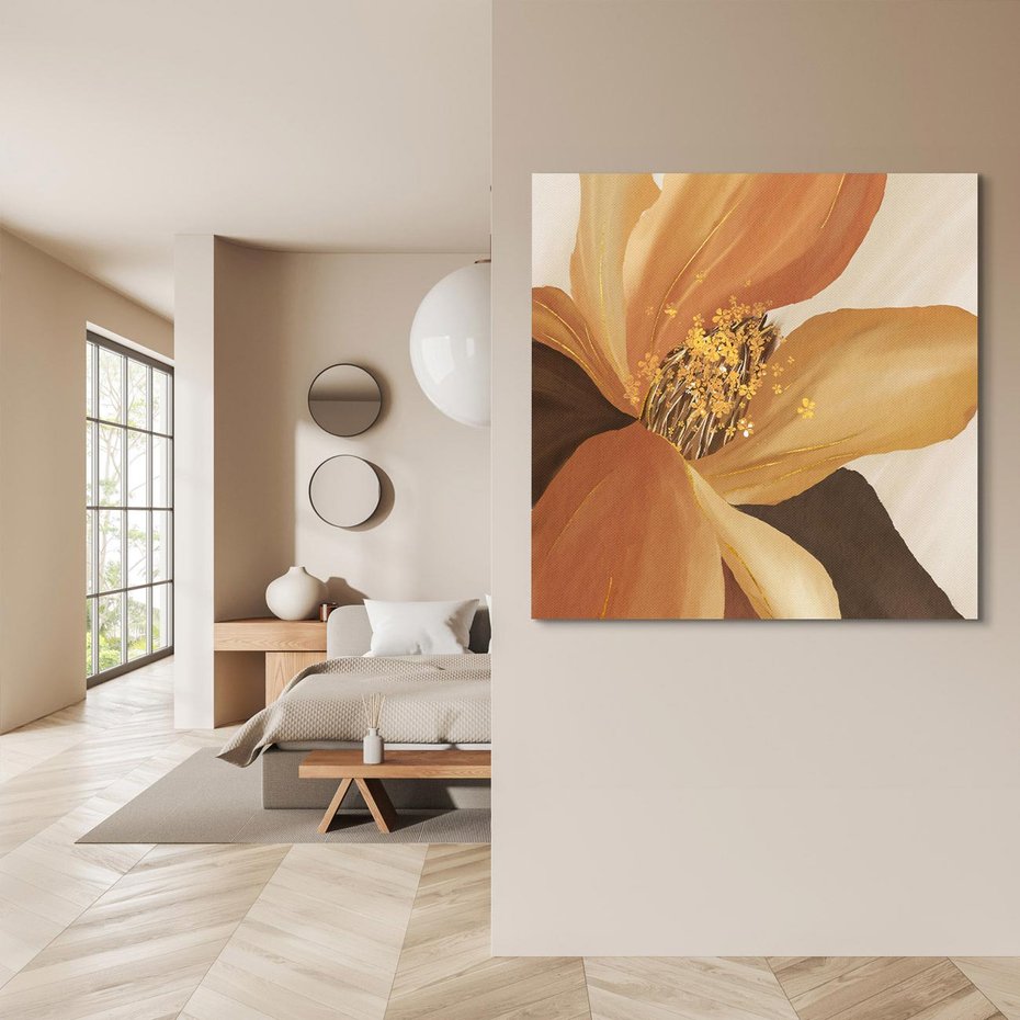 Obraz na płótnie 40x40 - Wyraz Luksusu - sztuka, nowoczesna