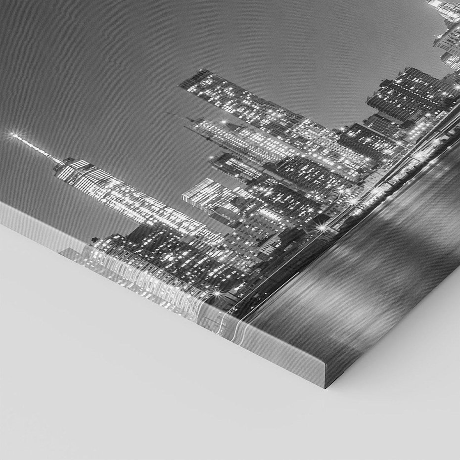 Obraz na płótnie 70x50 - Most w nocnym blasku - Nowy Jork, most