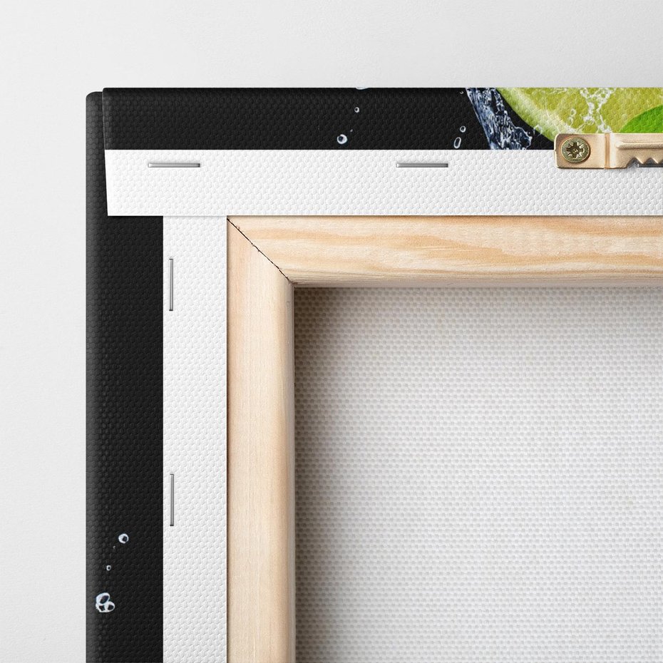 Obraz na płótnie 120x40 - Świeżość Cytrusów - limonki, cytryny