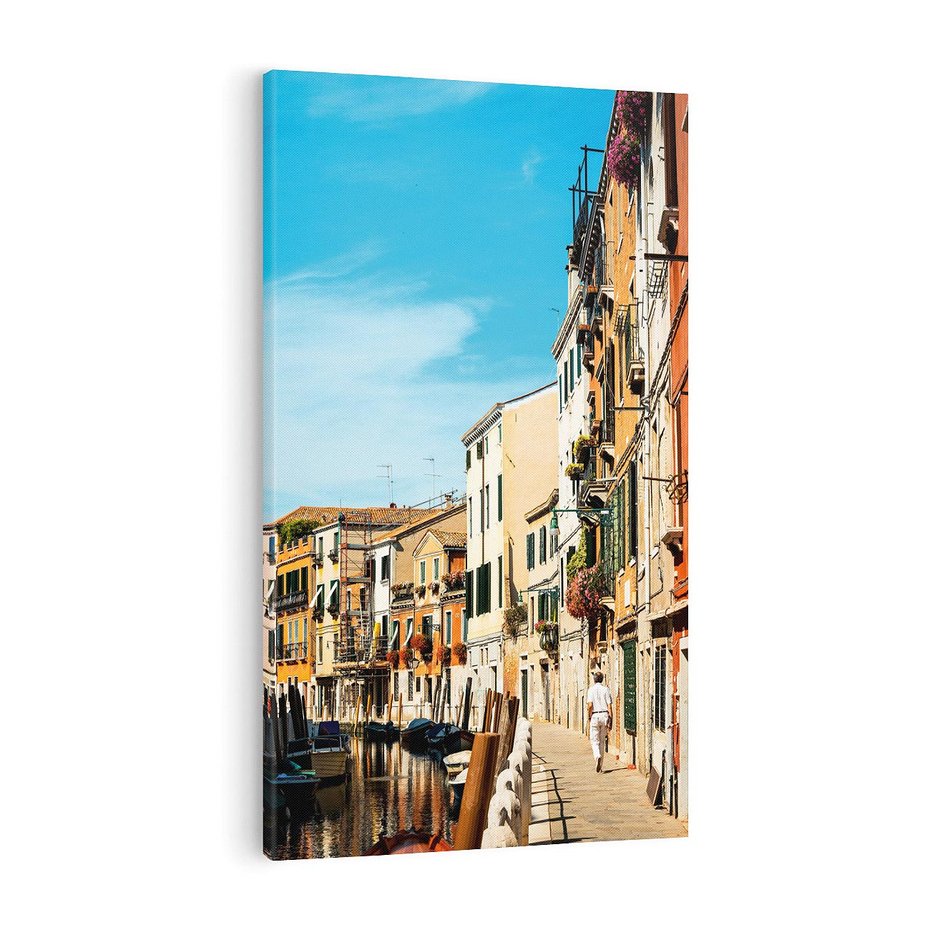 Obraz na płótnie 70x100 - Magia Miejskiego Krajobrazu - uliczka, perspektywa