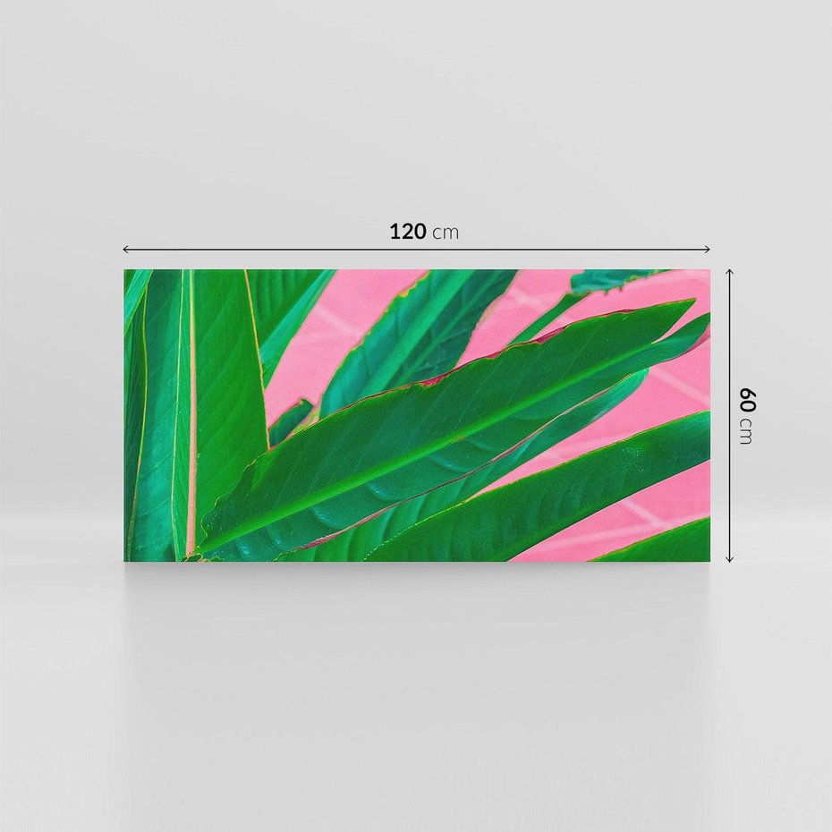 Obraz na płótnie 120x60 - Odezwij się do przeszłości - liście, retro