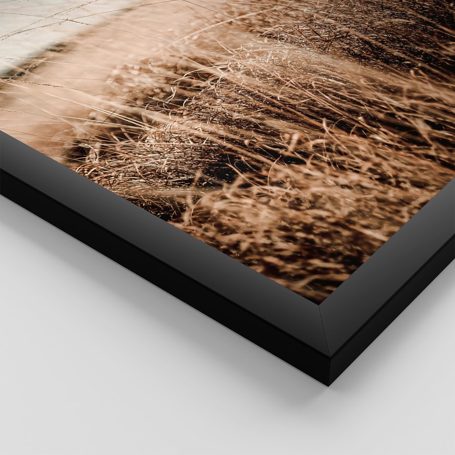 Zestaw obrazy w ramie 50x70 galeria - Harmonia, minimalizm, cytat, typografia - rama czarna