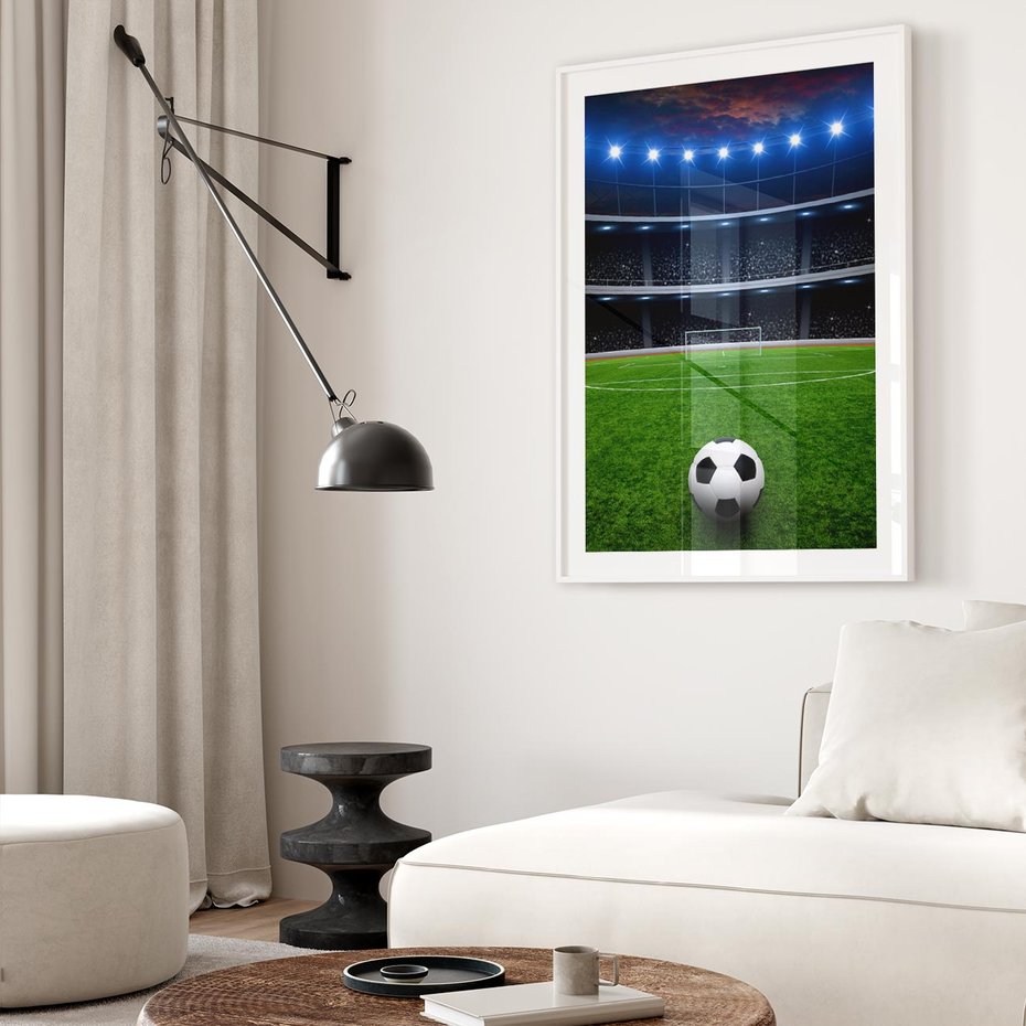 Plakat bez ramy 50x70 - Piłka nożna - gol! - piłka nożna, gol