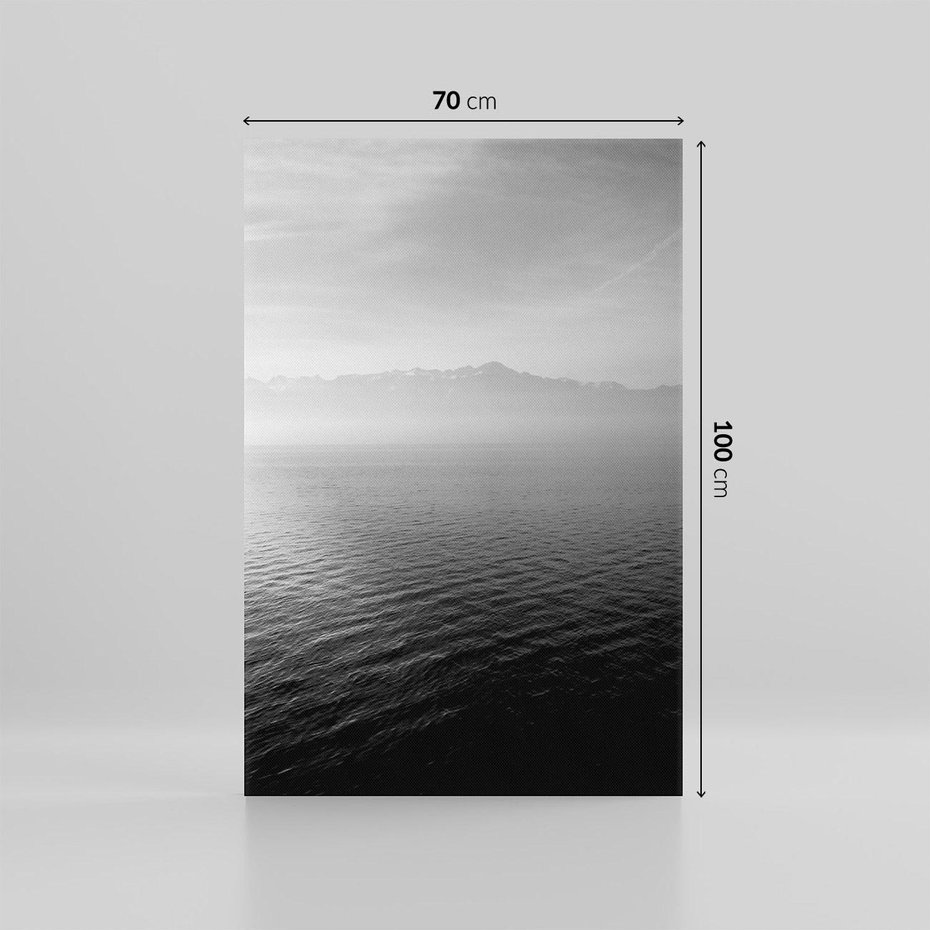 Obraz na płótnie 70x100 - Łódka na morzu - łódka, morze