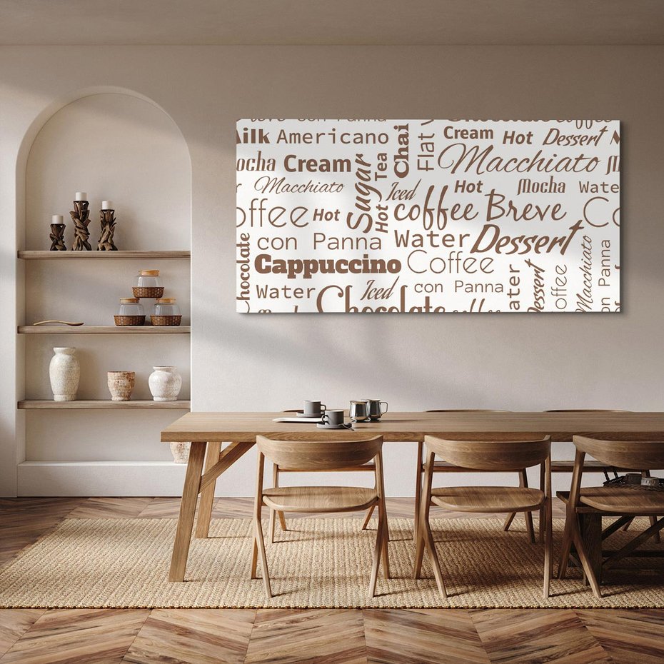 Obraz na płótnie 120x60 - Kawa w Stylu Coffee - kawa, coffee