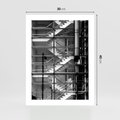Plakat bez ramy 30x40 - Schody do architektonicznej przestrzeni - schody, architektura