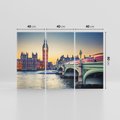 Obraz na płótnie 120x80 - Magiczny Londyn: Tamiza i Big Ben - Londyn, Tamiza