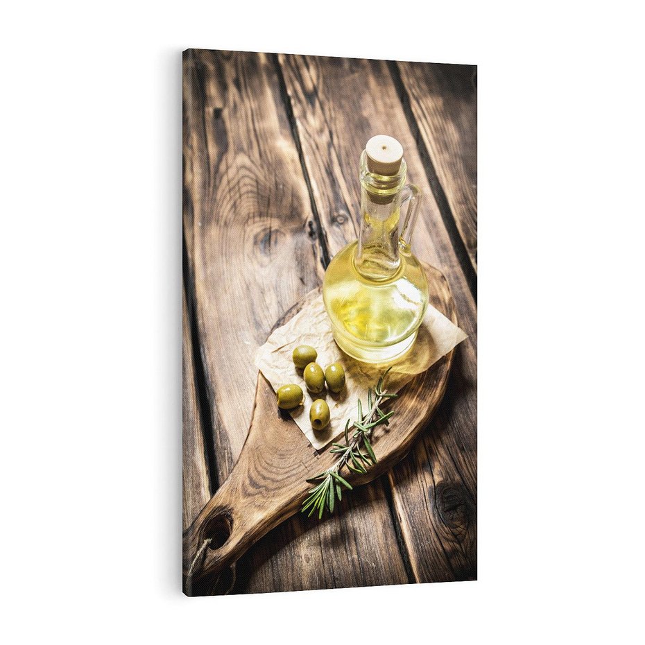 Obraz na płótnie 80x120 - Oliwki w restauracji - oliwa, oliwki
