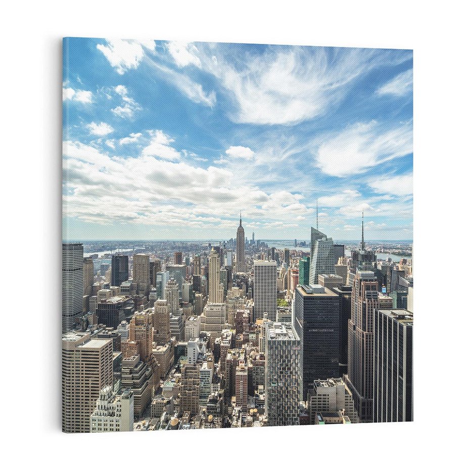 Obraz na płótnie 70x70 - Nowy Jork: Miasto niekończących się możliwości - Nowy York, USA