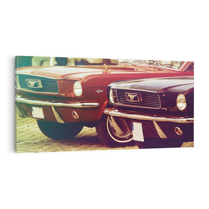 Obraz na płótnie 100x50 - Mustang - Muscle Car Retro - mustang, muscle car