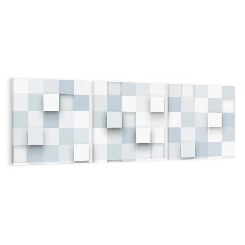 Obraz na płótnie 120x40 - Trójwymiarowe formy geometryczne - geometria, 3D