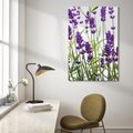 Obraz na płótnie 50x70 - Fioletowa harmonia lawendy - lawenda, fiolet