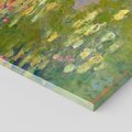 Obraz na płótnie 90x30 - "Lilie wodne" (1919), Claude Monet - Reprodukcja - reprodukcja, obraz na płótnie