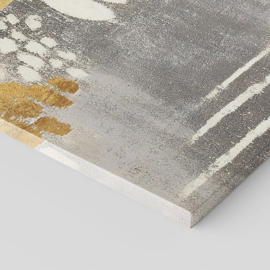 Obraz na płótnie 30x30 - Malowane impresje zmysłów - abstrakcyjne plamy, linie