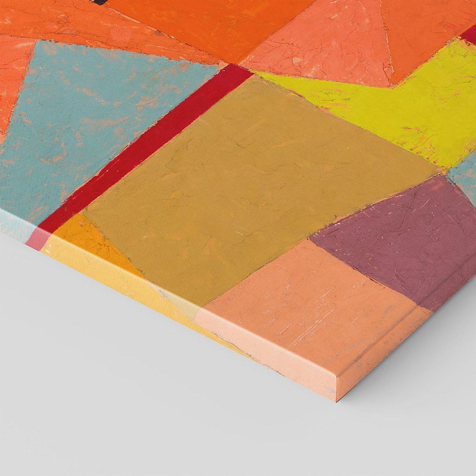 Obraz na płótnie 80x120 - Joyful Mountain Landscape 1929, Paul Klee - Reprodukcja - reprodukcja, obraz na płótnie