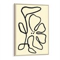 Obraz w ramie 50x70 - Zaklęte Aberracje - abstrakcyjna sztuka, przypominająca kwiat - rama drewno