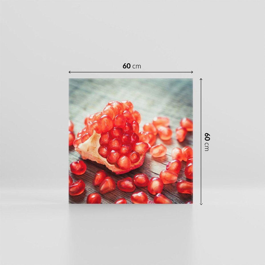 Obraz na płótnie 60x60 - Granatowa Inspiracja Kuchni - granat, kuchnia