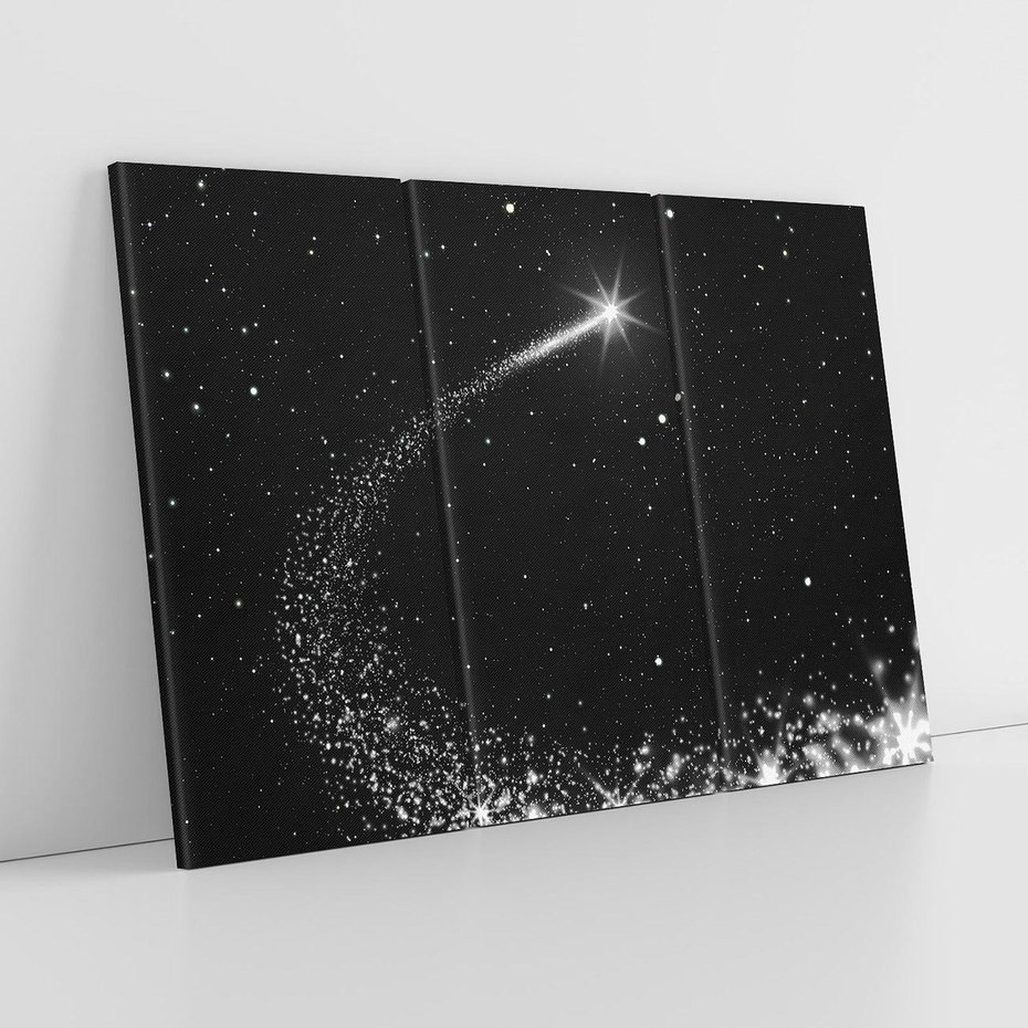 Obraz na płótnie 120x80 - Kometa wśród gwiazd - kometa, gwiazdy