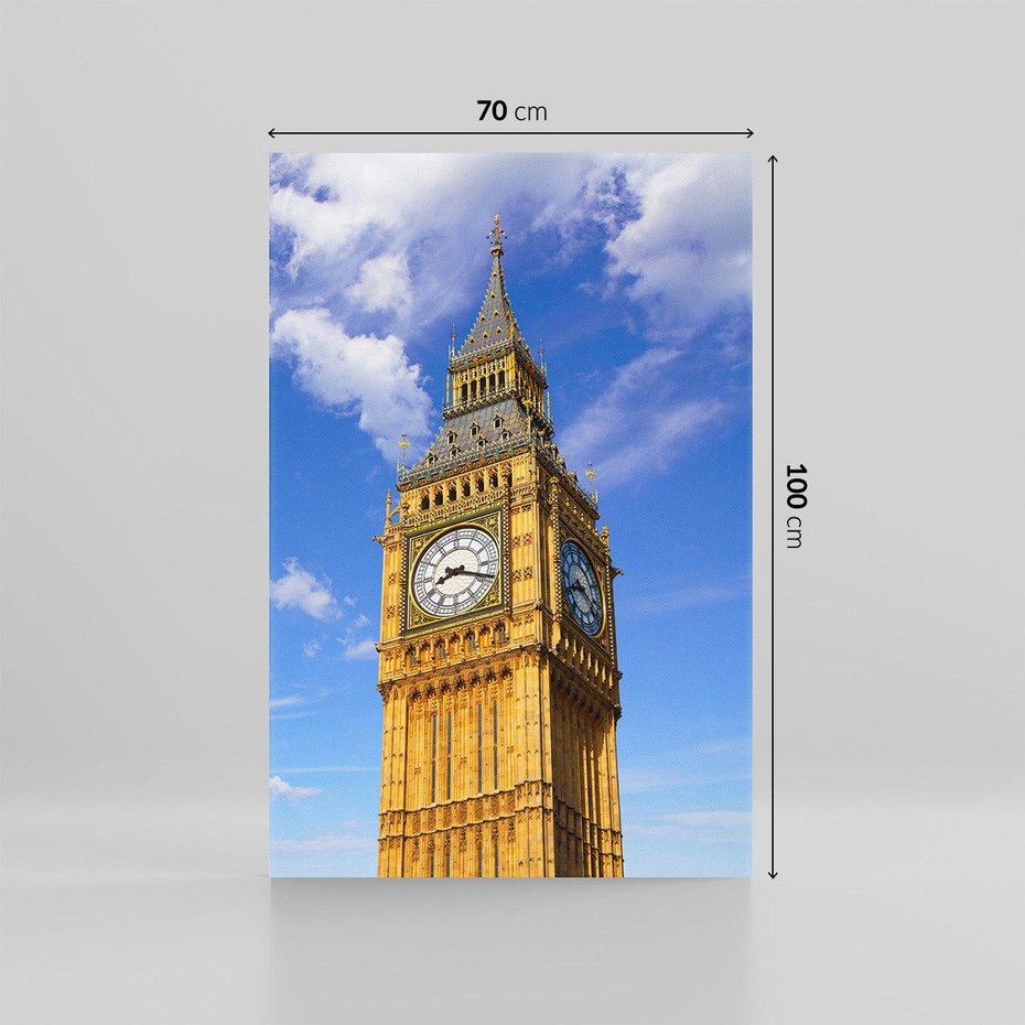 Obraz na płótnie 70x100 - Czasowy Symbol - zegar, Big Ben