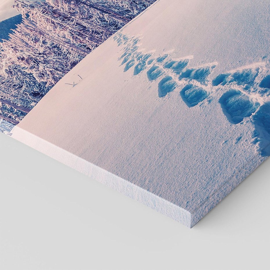 Obraz na płótnie 80x120 - Górska harmonia - zima, góry