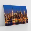 Obraz na płótnie 120x80 - Nocne Tętno Nowego Jorku - Nowy Jork, noc