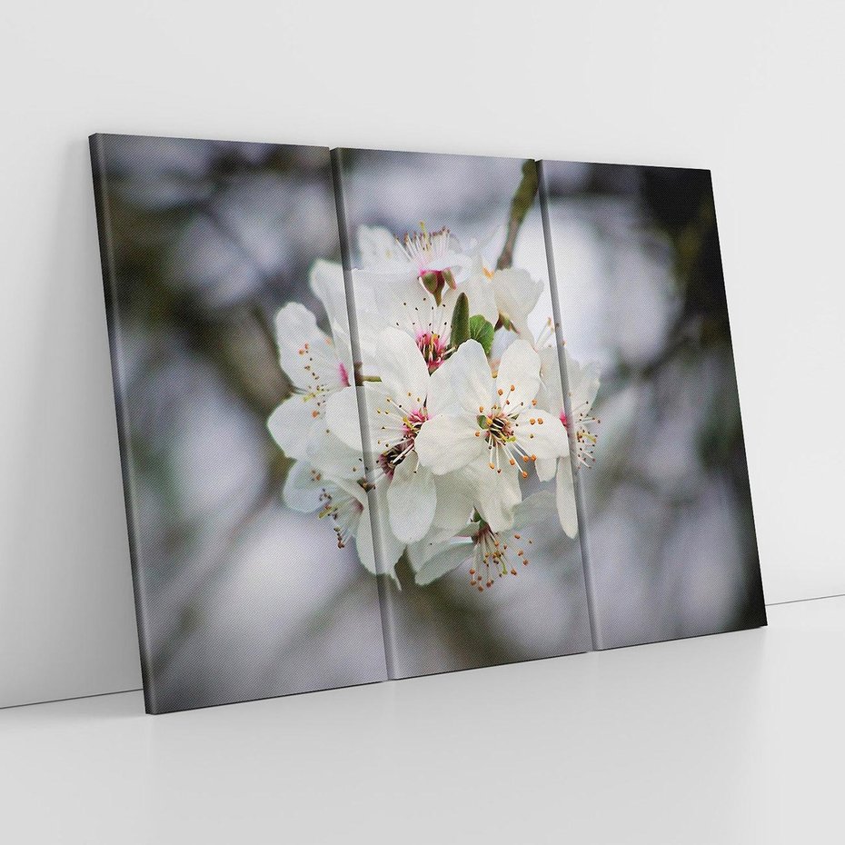 Obraz na płótnie 120x80 - Kwiatowa harmonia w tonacji pastelowej - kwiat, kwiaty