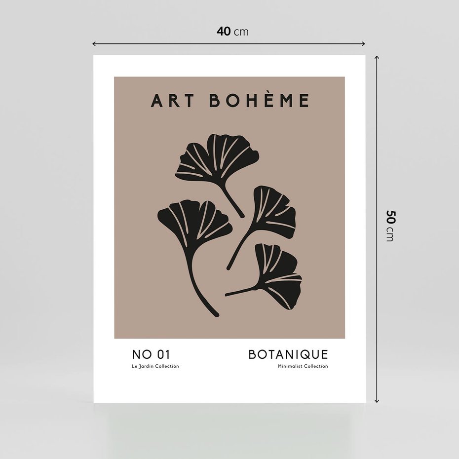 Plakat bez ramy 40x50 - Botaniczne wymysły - sztuka boho, plakat