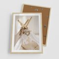 Plakat w ramie 50x70 - Oaza Swobodnego Stylu - boho, tipi - rama drewno