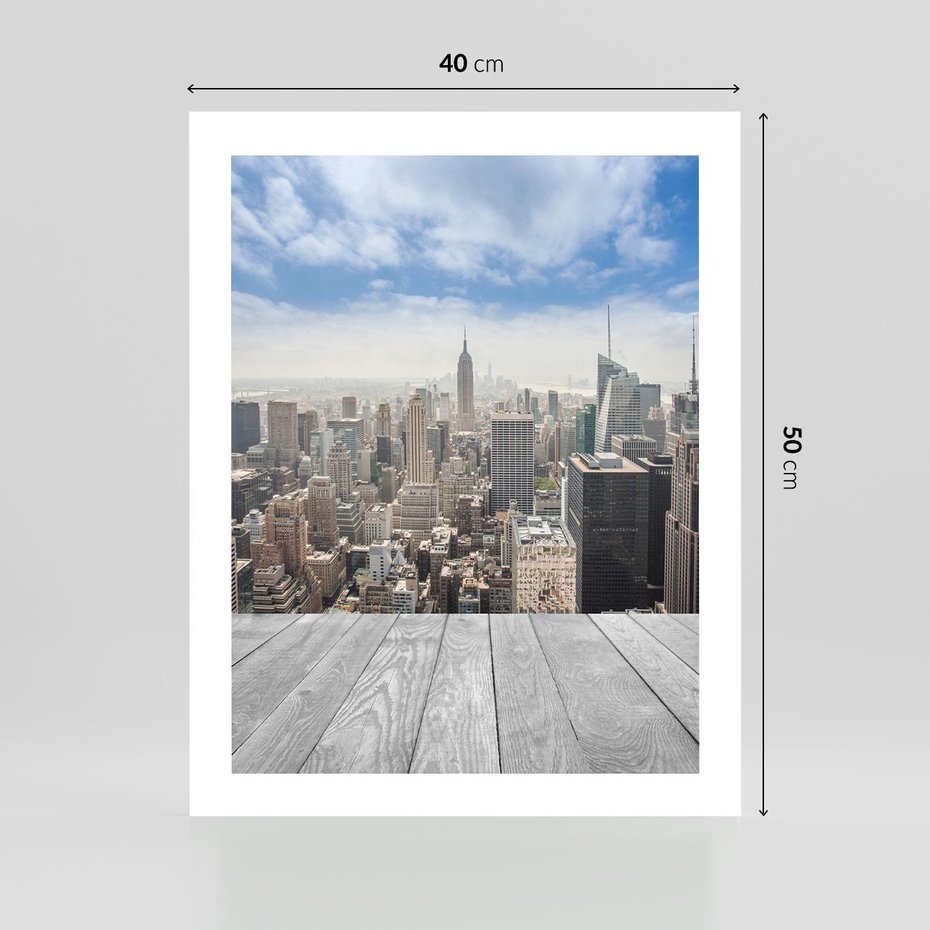 Plakat bez ramy 40x50 - Nowojorska energia miejsca - Nowy Jork, miasto