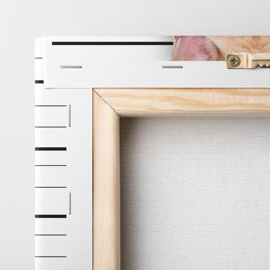 Obraz na płótnie 60x60 - przyjaciel na zawsze - pies, piesek