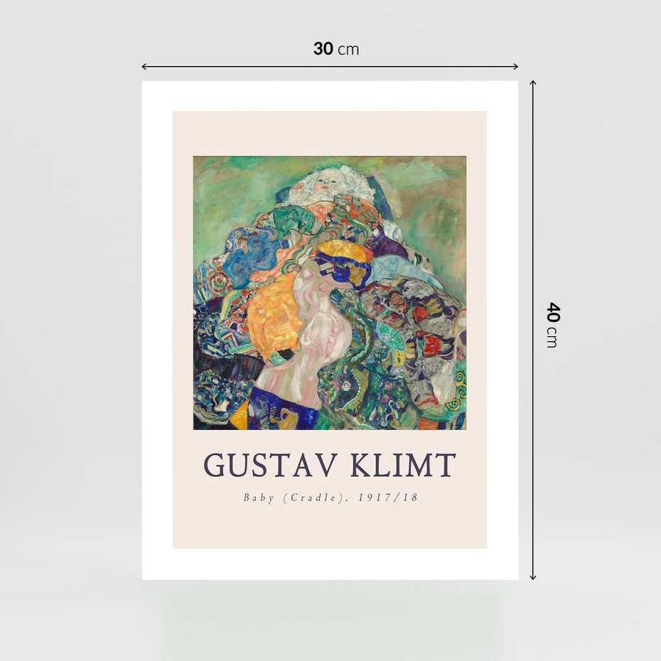 Plakat bez ramy 30x40 - Sztuka z Reprodukcją G. Klimta - Gustav Klimt, reprodukcja