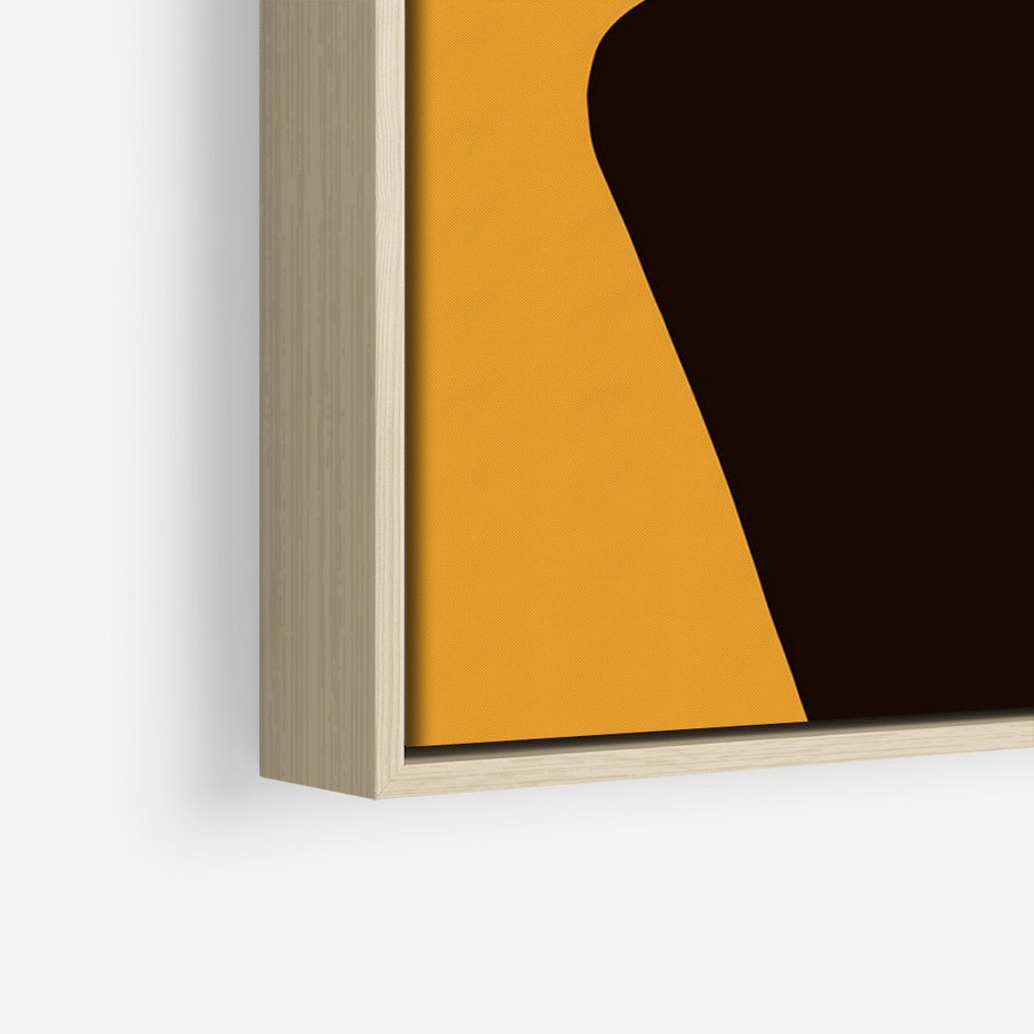 Obraz w ramie 50x70 - Transformacja Form - sztuka nowoczesna, plakat - rama drewno