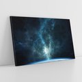 Obraz na płótnie 70x50 - Wędrówka przez galaktyki - ziemia, kosmos