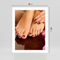 Plakat bez ramy 40x50 - Manicure i Pedicure - manicure, pedicure