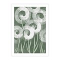 Plakat bez ramy 40x50 - Spokojne Plamy Natury - zielony plakat, roślinne motywy