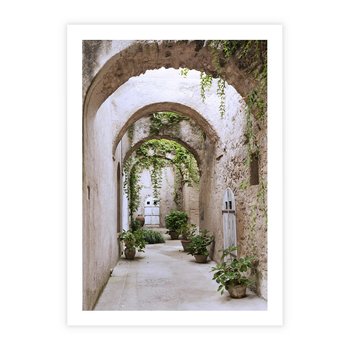 Plakat bez ramy 21x30 - Urokliwa Zaułek - klimatyczna, uliczka
