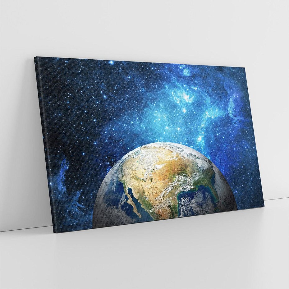 Obraz na płótnie 70x50 - Kosmiczne Horyzonty - Ziemia, kosmos